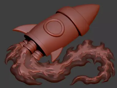Rocket Model 3D print model