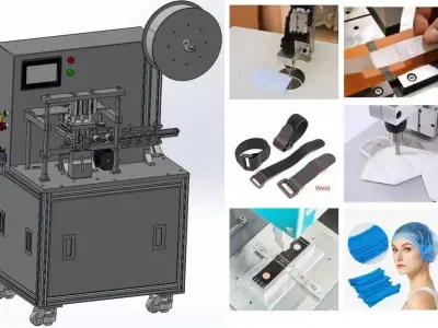 External Nose Bridge Ultrasonic Welding Machine 3D model
