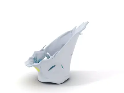 Dynamic Water Splash model pack Low-poly 3D model