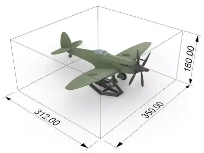 Supermarine Spitfire 3D print model purchase