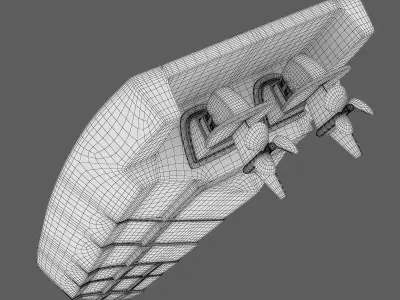 Offshore Power Boat 3D model