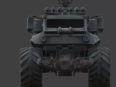 Custom Skull Grille Interceptor 3D Model Low-poly 3D model