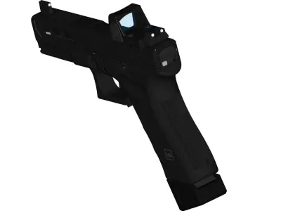 Glock 17 Full CAD model  3D model