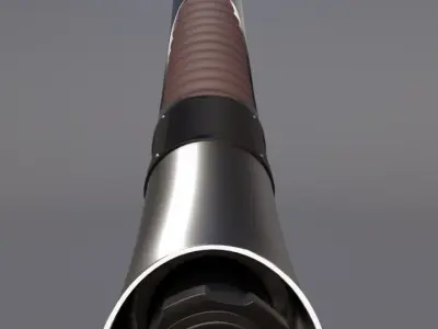 Lightsaber - Custom design Low-poly 3D model