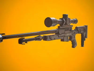 APR-338 Sniper 3D model