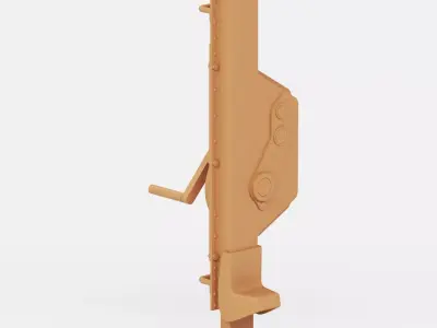 WWII German jack 10 ton Free 3D print model
