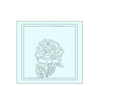 Rose Flower Mold 3D Printable Model for DIY Crafts 3D model