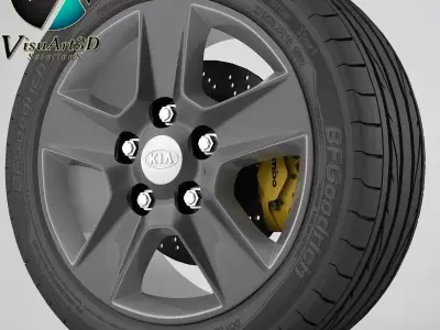 Wheel Kia 6 3D model