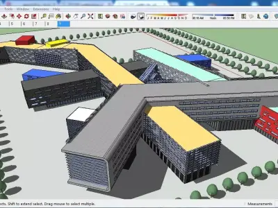Sketchup Office building G2 3D model