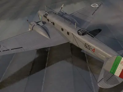 Fiat Br-20M Cicogna 3D model