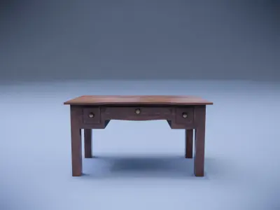 Old Table Low-poly 3D model