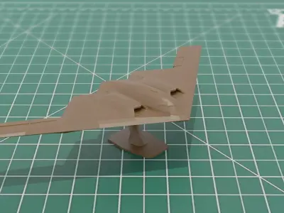 B-2 Spirit Stealth Bomber 3D Print 3MF Model  3D print model
