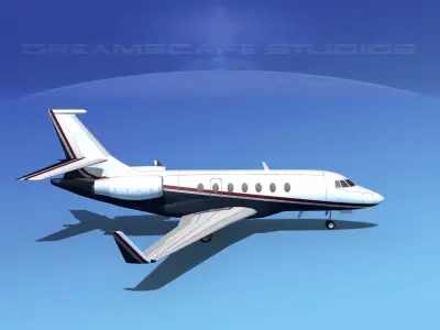 Dassault Falcon 2000 V07 3D model purchase