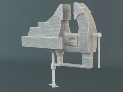 Used Vise 3D model