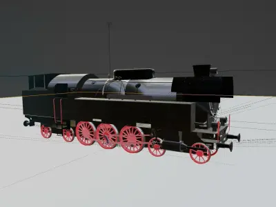 Train Engine  3D model