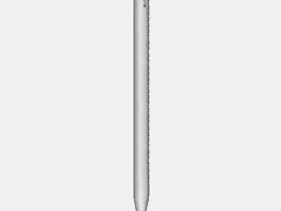 2nd generation Apple Pencil Free low-poly 3D model