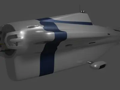 submarine cyclope 3D model