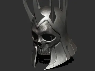Helmet concept from Witcher 3 3D model