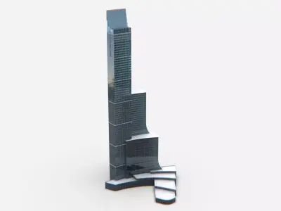Central Building 3D model purchase