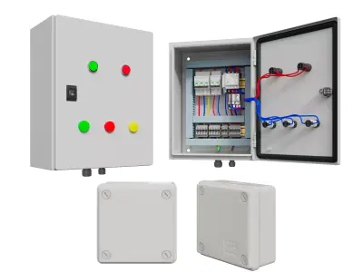 Control cabinet 3D model purchase