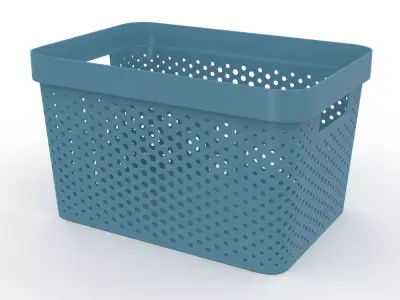 H2000417 BASKET BLUE 3D model