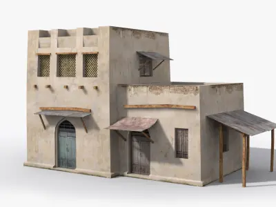 Arab xx1 Low-poly 3D model