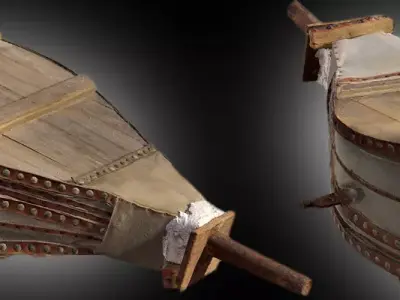 3D Air blower Low-poly 3D model