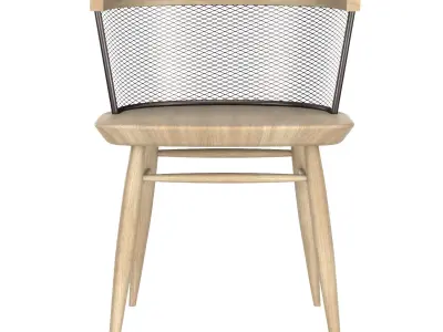 STRAW TUB CHAIR 3D model