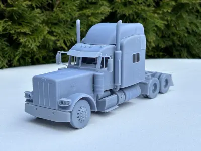 Peterbilt 389 - scale model kit for resin 3D printers 3D print model
