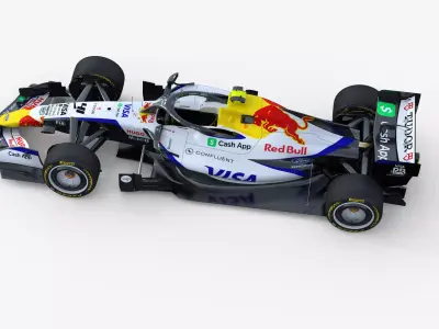 F1 Visa Cash App VICARB03 2026 Low-poly 3D model