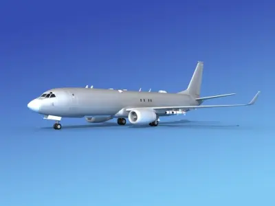 Boeing P-8 Poseidon Bare Metal 3D model