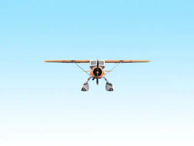 3D Planes  Low-poly 3D model