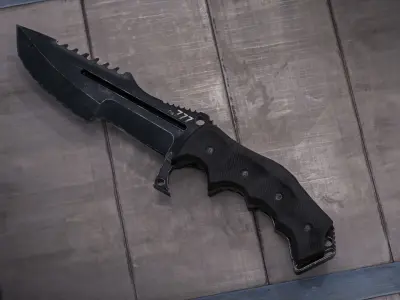 Hand Knife Free 3D model