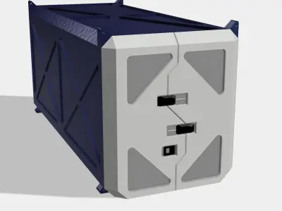 Shipping Container A  3D print model