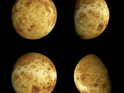  Venus Bare Surface Planetary For Blender 