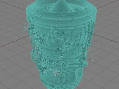 HAVOC-A01 Fictional Jet Engine 3D model