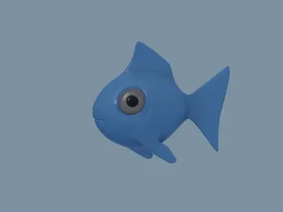 Toon Fish 3D model
