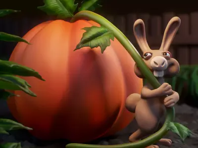 Zbrush Rabbit sculpt 3D model