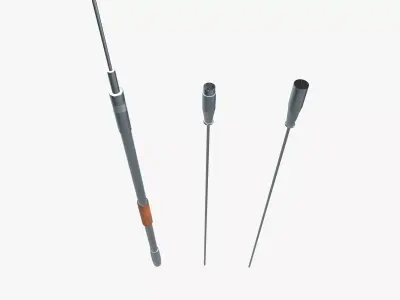 Insulating rod Low-poly 3D model purchase