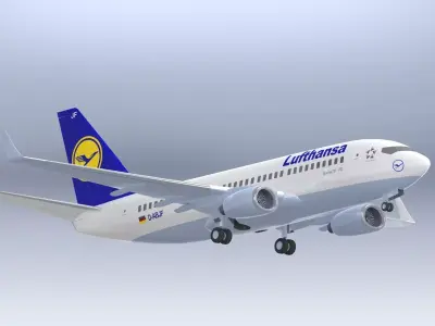 Boeing 737 NG 3D model
