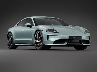 2025 Porsche Taycan 3D model