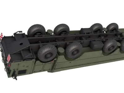 Russia coastal defence system K 300P 3D model