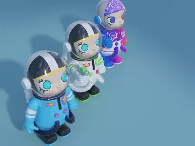 Pop Mart Figurine 01 3D model