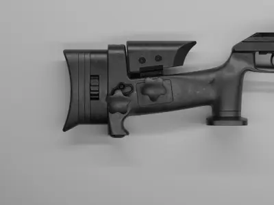 Blaser R93 Tactical 2 Low-poly 3D model