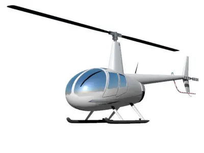 robinson R44 3D model