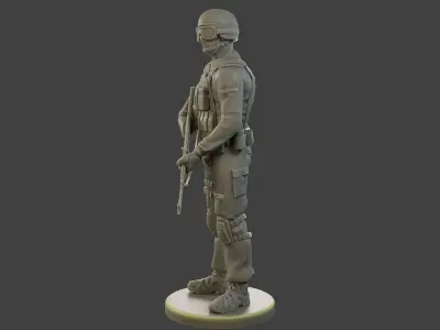 CzechSlovak Police Tactical Unit CPTU1 001 3D print model