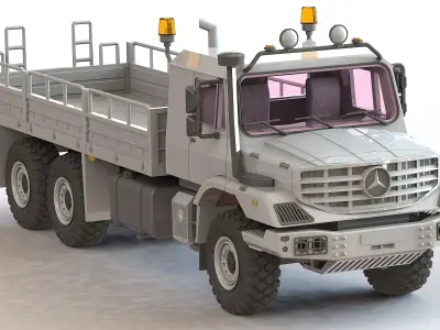 Mercedes-Benz Zetros 6x6 3D print model