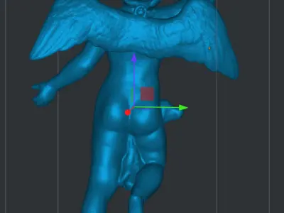 Angel figure statue 3D print model