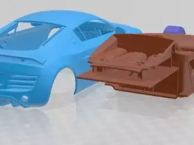 Audi R8 LMX 2015 Printable Car  3D print model
