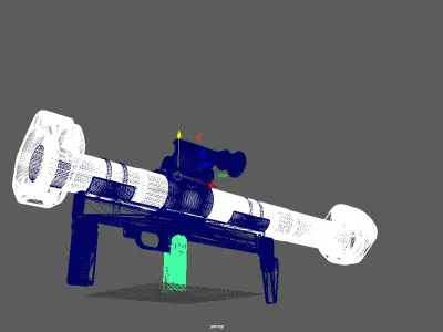 RGW 60mm Grenade Launcher  Replica High Detail 3D Printed Model 3D model
